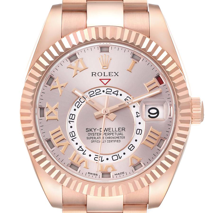 Sky-Dweller 18K Rose Gold Oyster