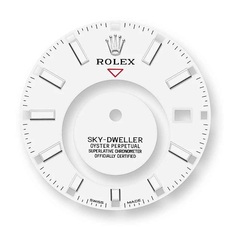 Sky-Dweller Stainless Steel, White Index Dial, 42 mm