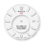 Sky-Dweller Stainless Steel, White Index Dial, 42 mm