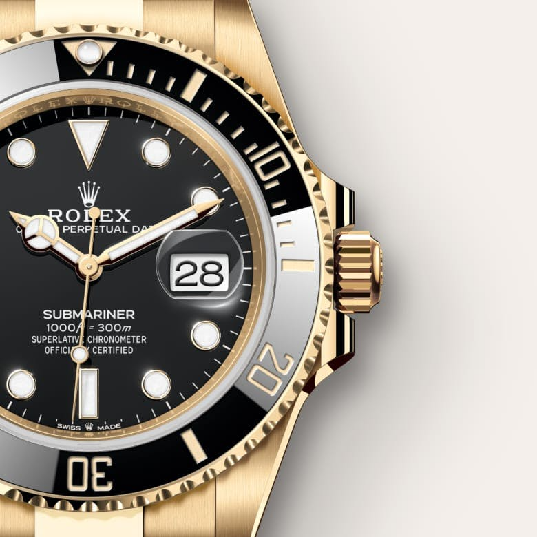 Submariner Date, 18k Yellow Gold, 41mm