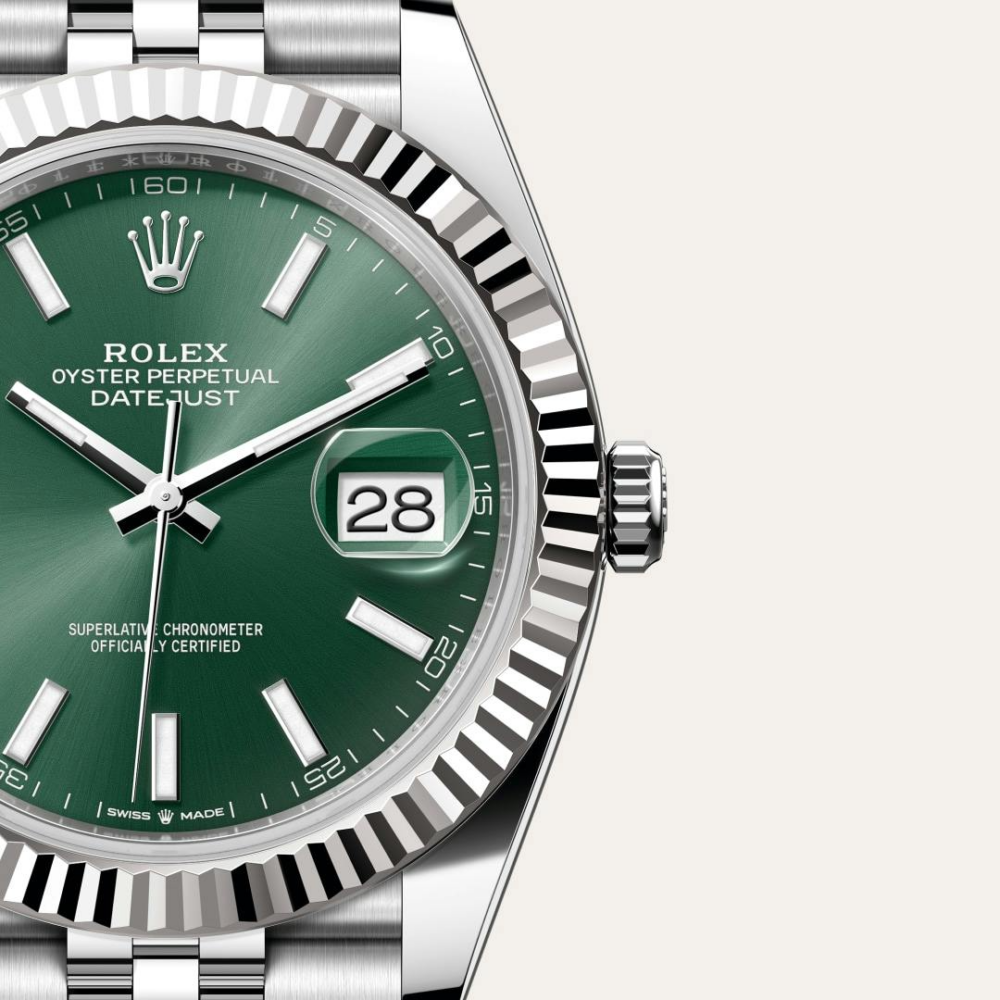 Datejust 41 Oyster, 41 mm, Oystersteel and white gold