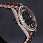 Day Date 40mm Eisenkiesel Diamonds