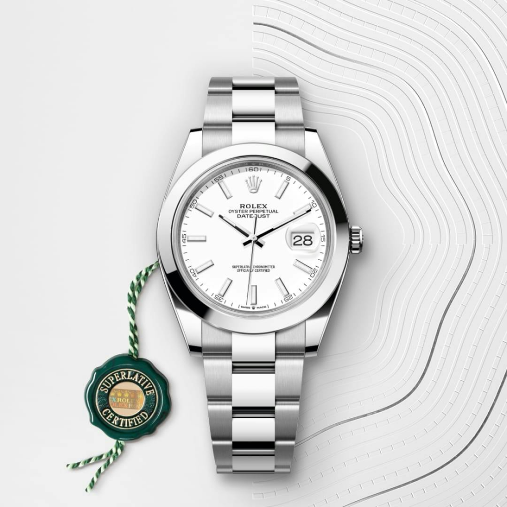 Datejust 41 Oyster, 41 mm, Oystersteel