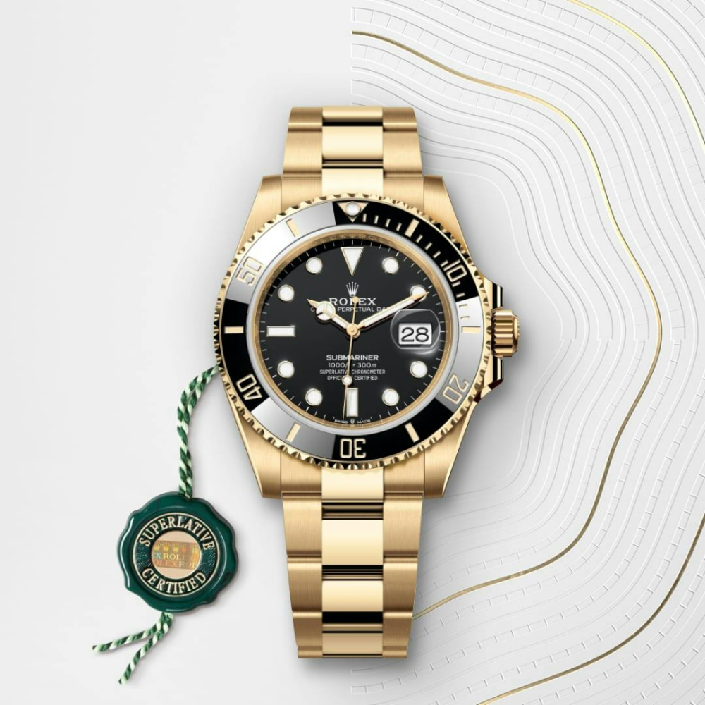 Submariner Date, 18k Yellow Gold, 41mm