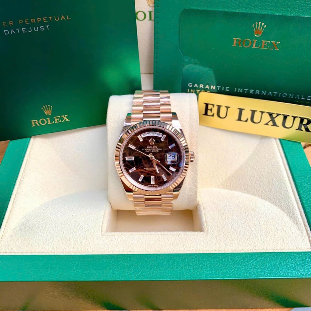 Day Date 40mm Eisenkiesel