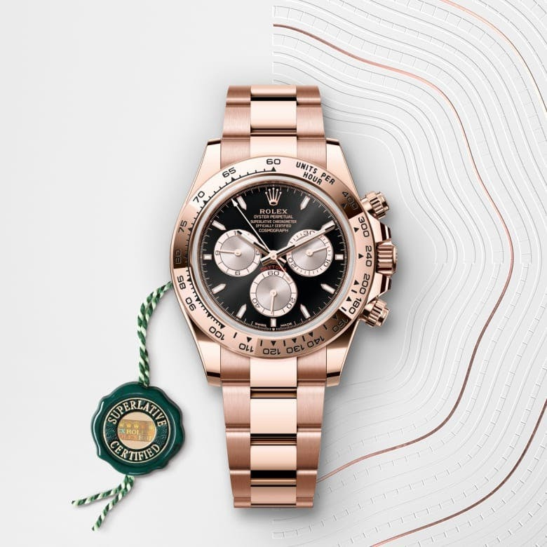 Cosmograph Daytona Oyster, 40 mm, Everose gold