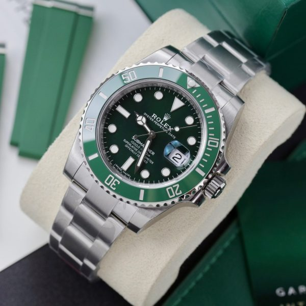 Submariner Stainless Steel “The Hulk” Green Dial Cerachrom Bezel