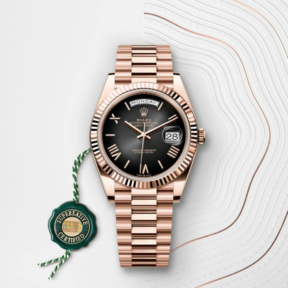 Day-Date 40 Oyster, 40 mm, Everose gold