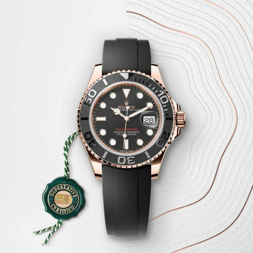 Yacht-Master 40 Oyster, 40 mm, Everose gold