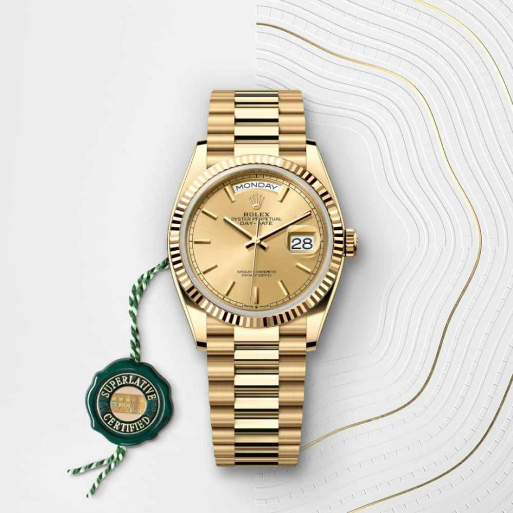 Day-Date 36 Oyster, 36 mm, yellow gold