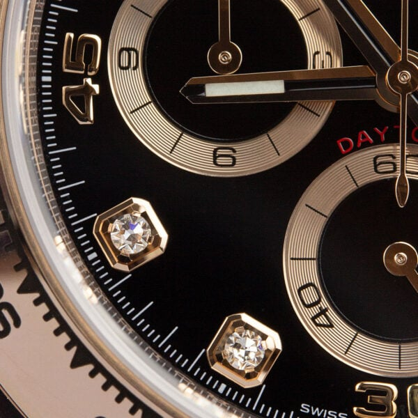Oyster Perpetual Cosmograph Daytona Diamond Dot 18kt Everose Gold