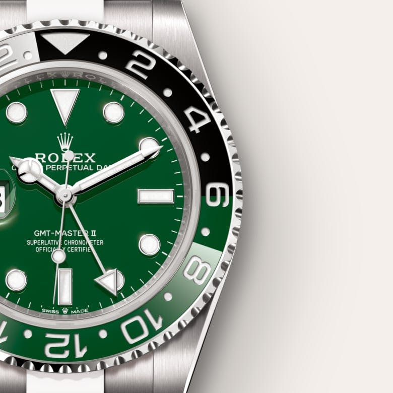 GMT-Master II Oyster, 40 mm, white gold