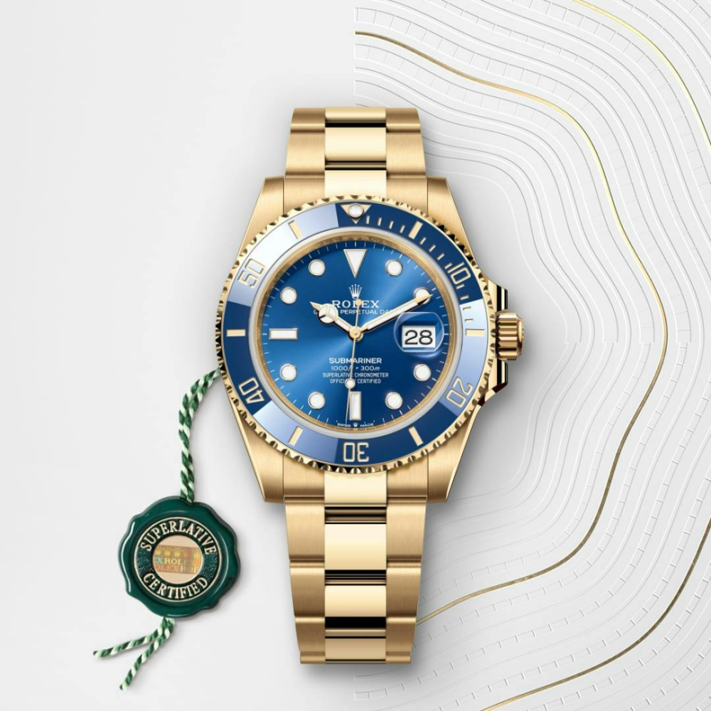 Submariner Date Oyster, 41 mm, yellow gold