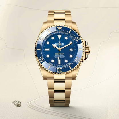 Deepsea Oyster, 44 mm, yellow gold