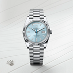 Day-Date 40 Platinum – Ice Blue Dial