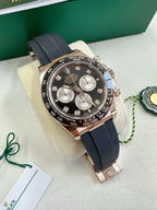 Cosmograph Daytona Everose Gold Black & Sundust Diamond Dial
