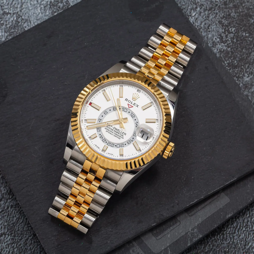 Sky-Dweller 42mm Oyster White Dial