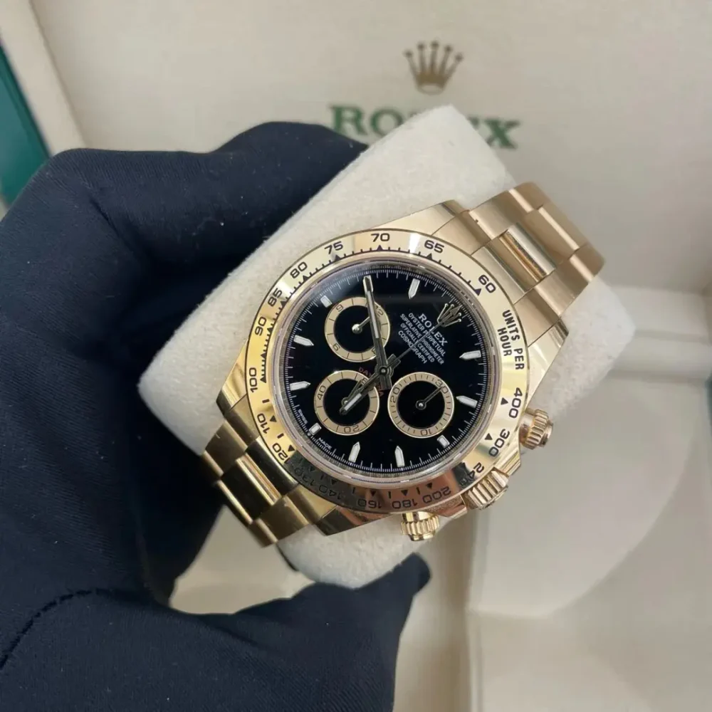Cosmograph Daytona Yellow Gold Black Dial