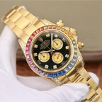 Cosmograph Daytona Rainbow Everose Gold Black Dial