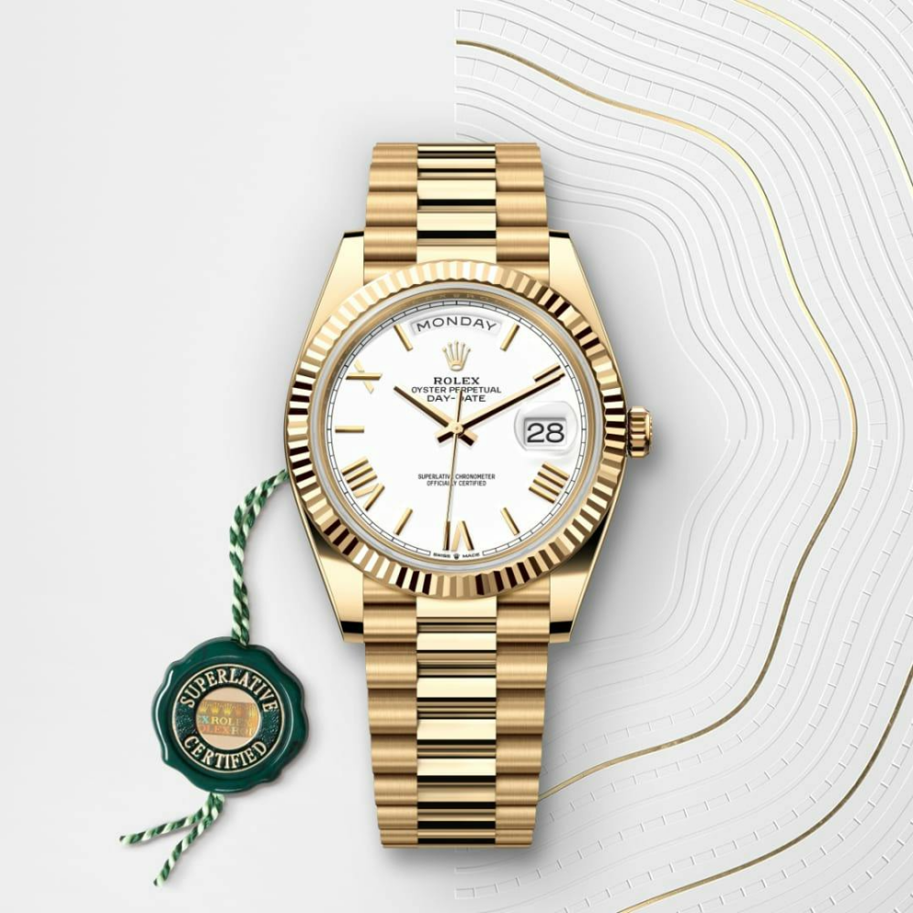 Day-Date 40 Oyster, 40 mm, yellow gold