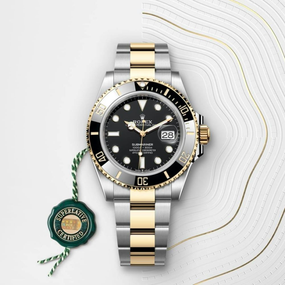 Submariner Date Oyster, 41 mm, Oystersteel and yellow gold