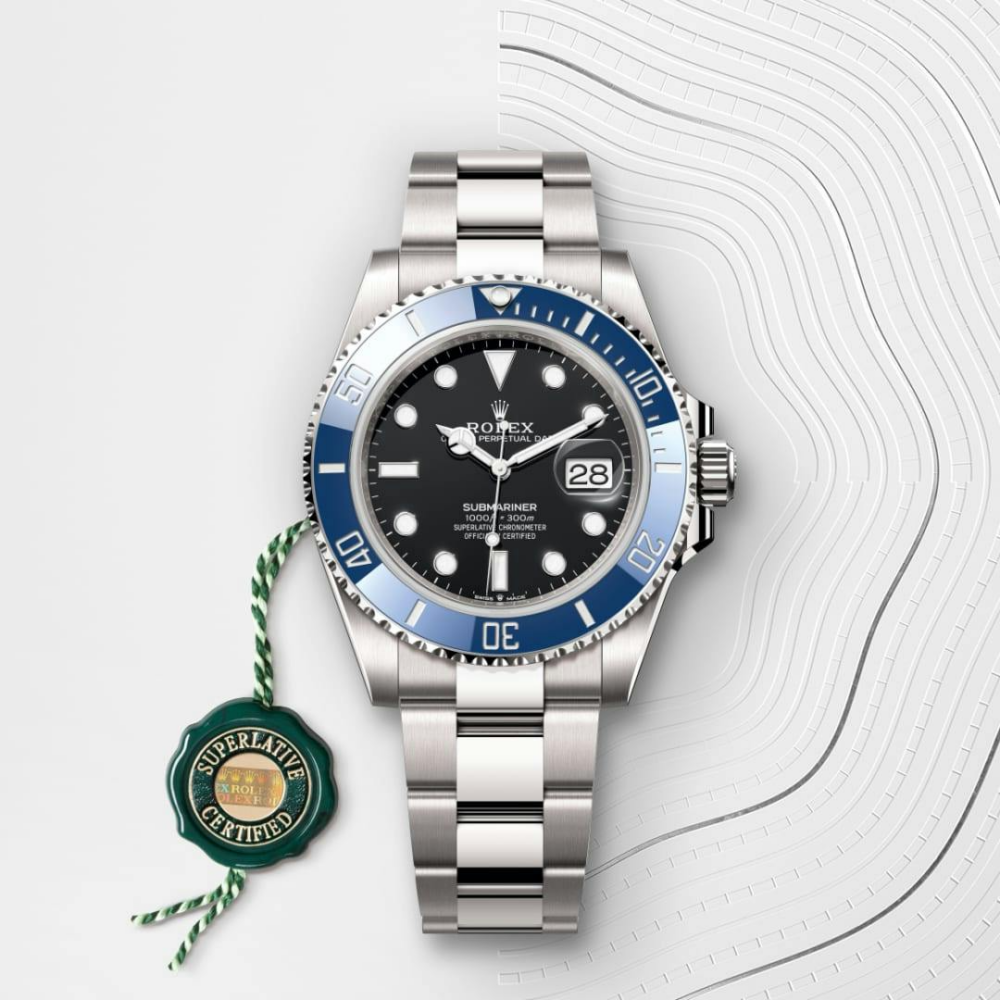 Submariner Date Oyster, 41 mm, white gold
