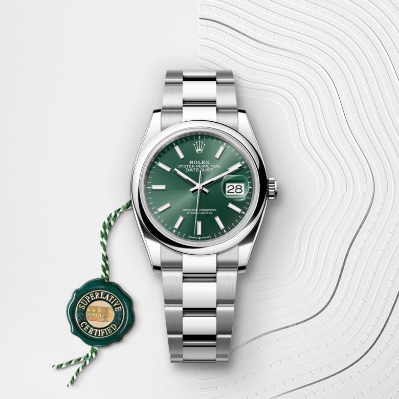 Datejust 36 Oyster, 36 mm, Oystersteel