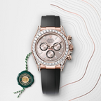 Cosmograph Daytona Oyster, 40 mm, Everose gold and diamonds