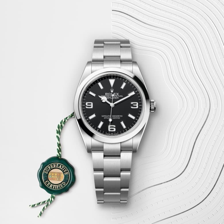 Explorer 36 Oyster, 36 mm, Oystersteel