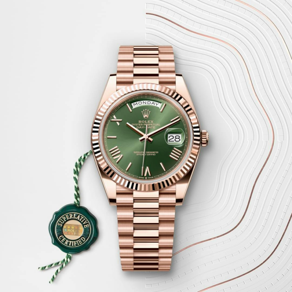 Day-Date 40 Oyster, 40 mm, Everose gold M228235-0025