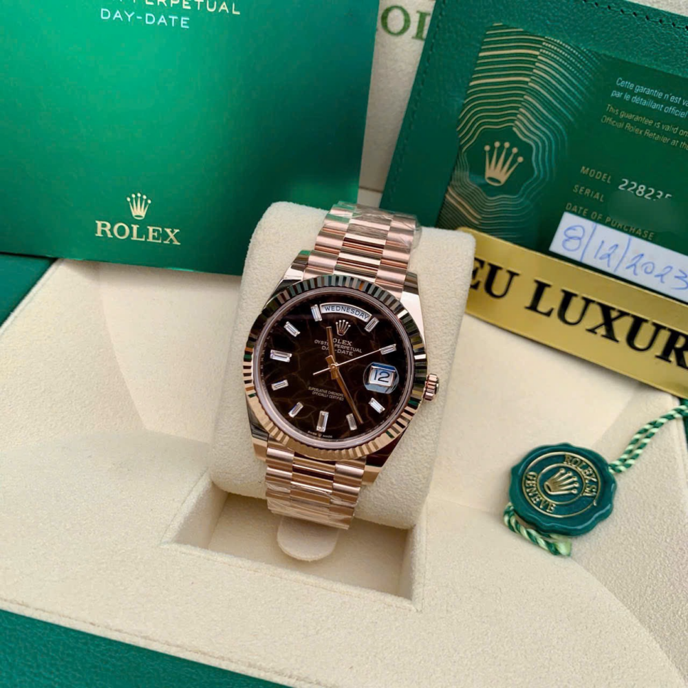 Day Date 40mm Eisenkiesel
