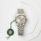Lady-Datejust Oyster, 28 mm, Oystersteel and yellow gold