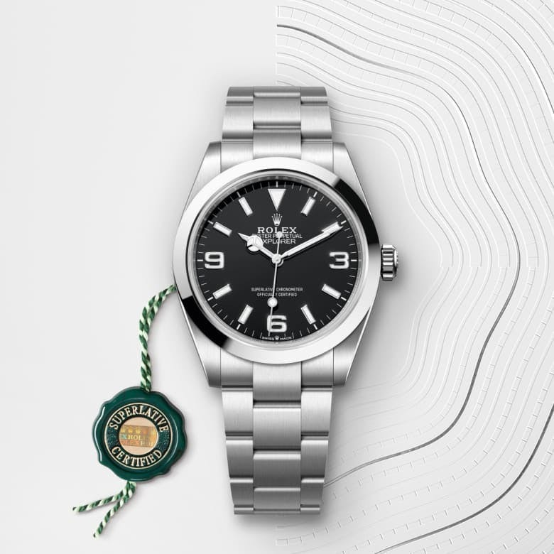 Explorer 40 Oyster, 40 mm, Oystersteel