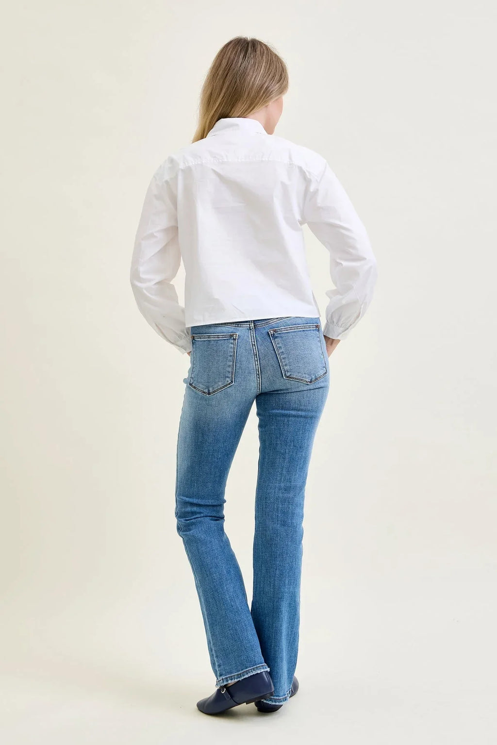 Women's High Waist Straight Leg Jeans
