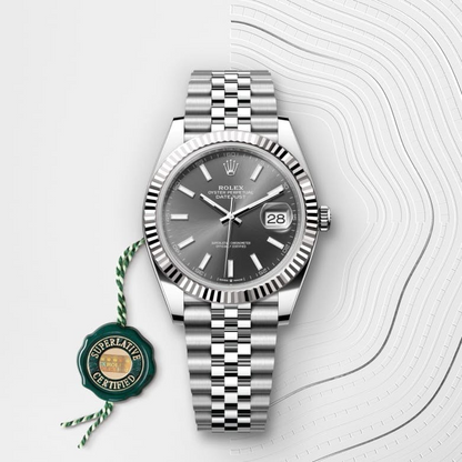Datejust 41 Oyster, 41 mm, Oystersteel and white gold