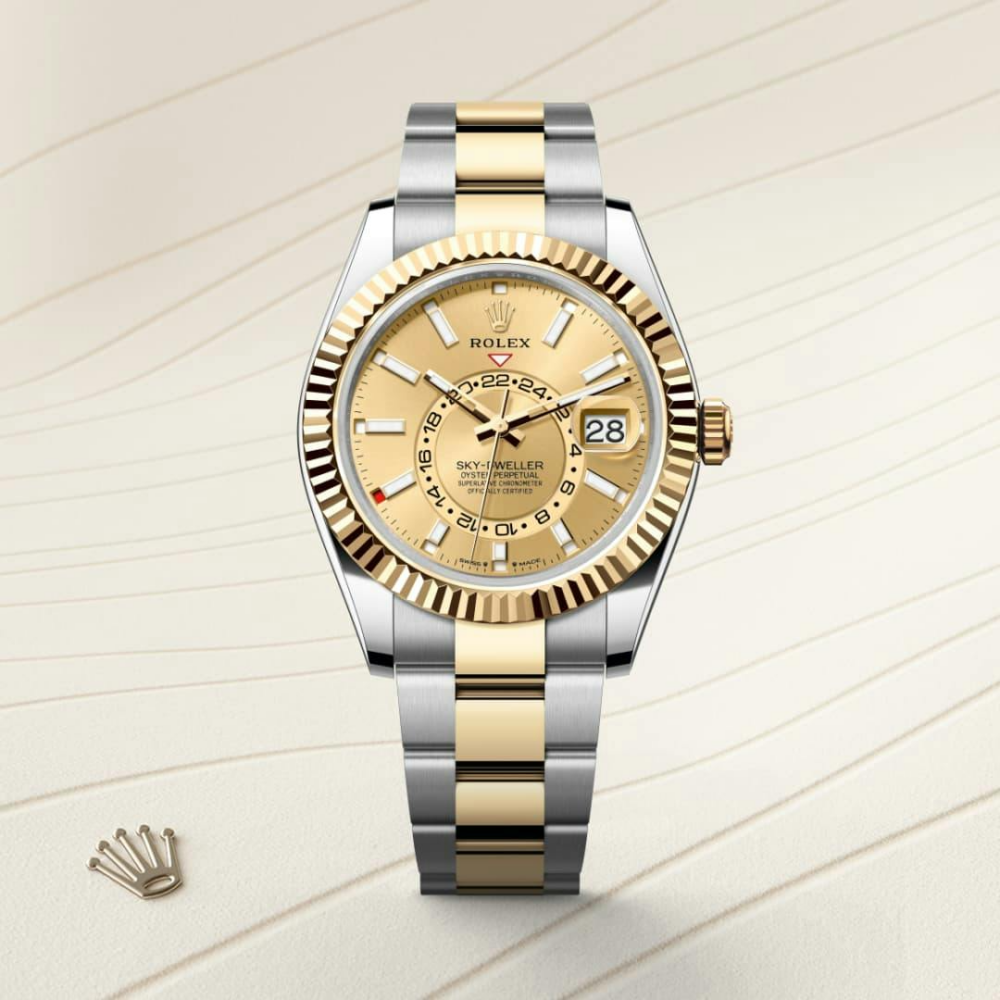 Sky-Dweller Oyster, 42 mm, Oystersteel and yellow gold