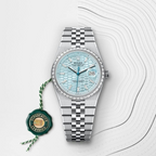 Land-Dweller 36 Oyster, 36 mm, platinum and diamonds