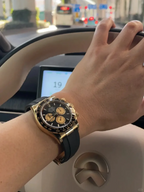 Cosmograph Daytona Yellow Gold Black Dial with Diamond Hour Markers