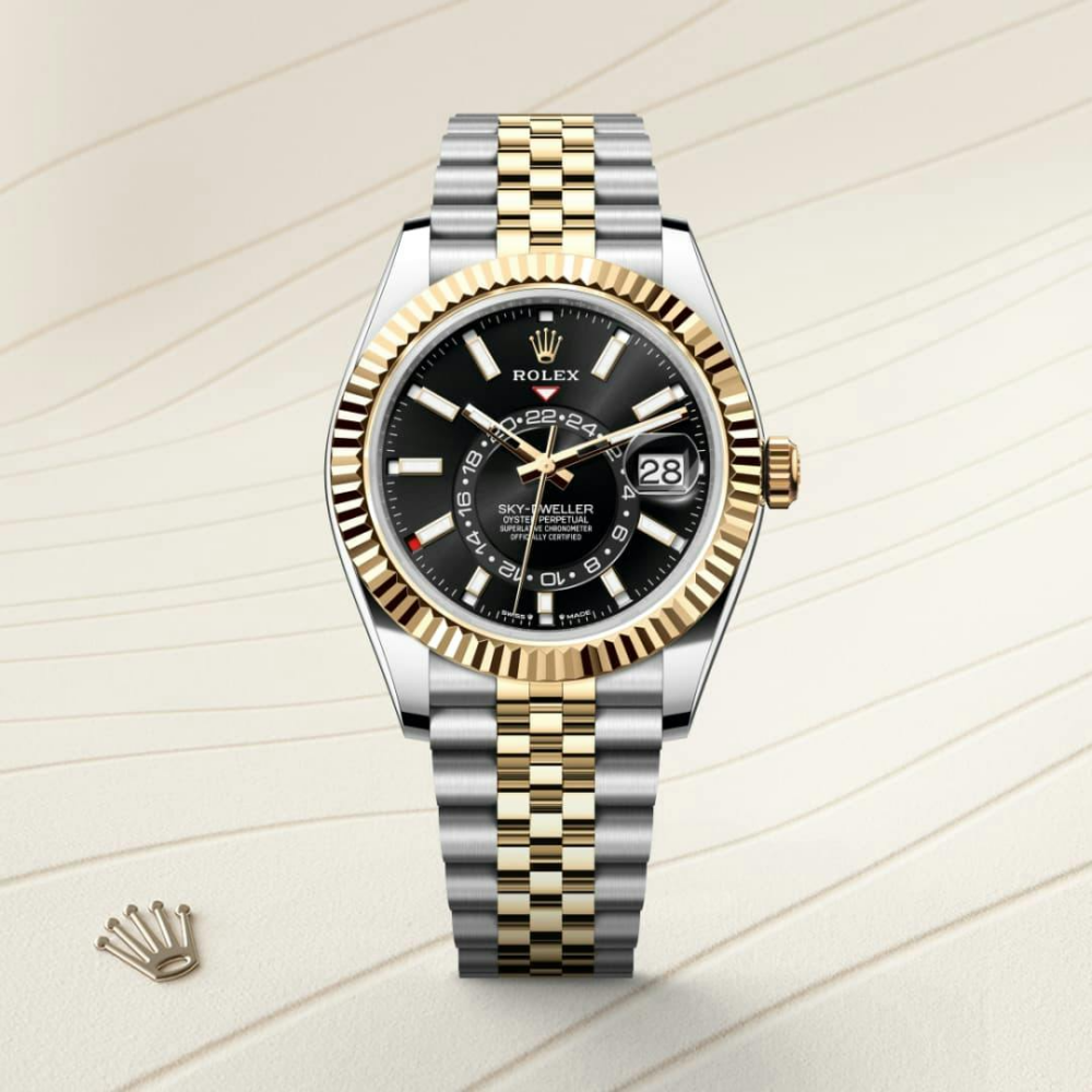 Sky-Dweller Oyster, 42 mm, Oystersteel and yellow gold