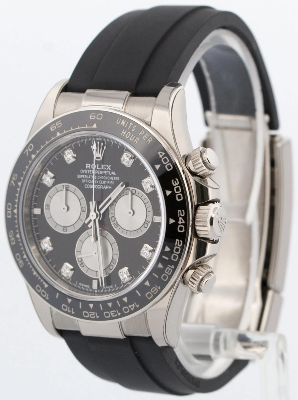 Daytona BLACK DIAMOND 18K Gold OYSTERFLEX 126519