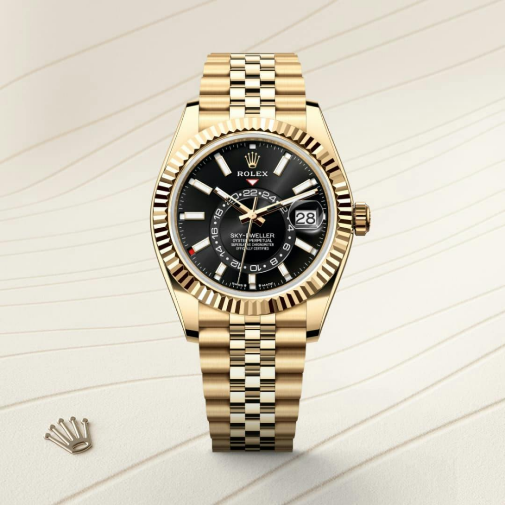 Sky-Dweller Oyster, 42 mm, yellow gold