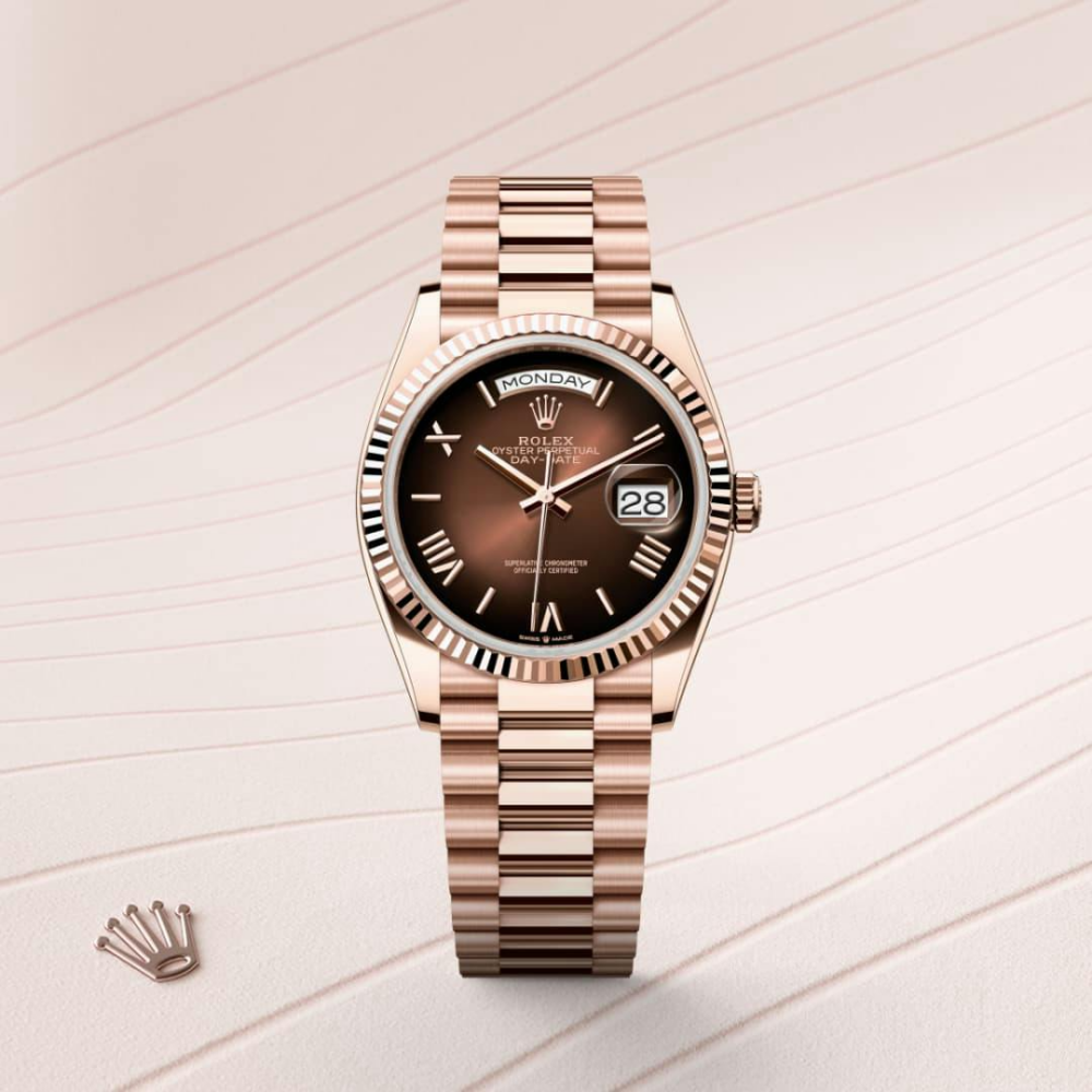 Day-Date 36 Oyster, 36 mm, Everose gold