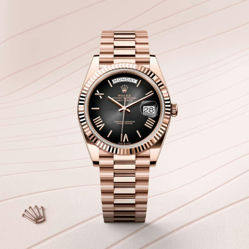 Day-Date 40 Oyster, 40 mm, Everose gold