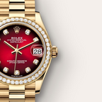 Datejust 31 Oyster, 31 mm, yellow gold and diamonds