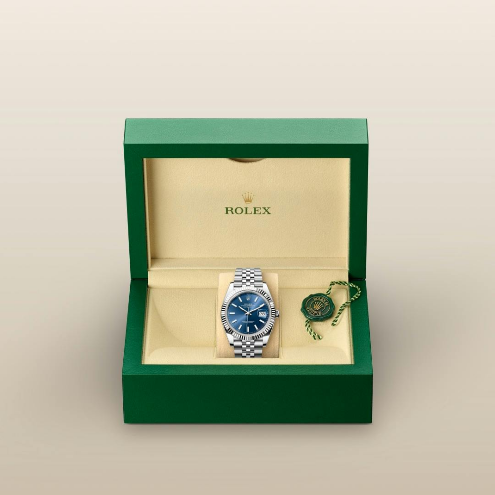 Datejust 41 Oyster, 41 mm, Oystersteel and white gold