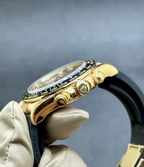 Cosmograph Daytona Yellow Gold Black Dial with Diamond Hour Markers