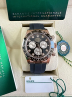 Cosmograph Daytona Everose Gold Black & Sundust Diamond Dial