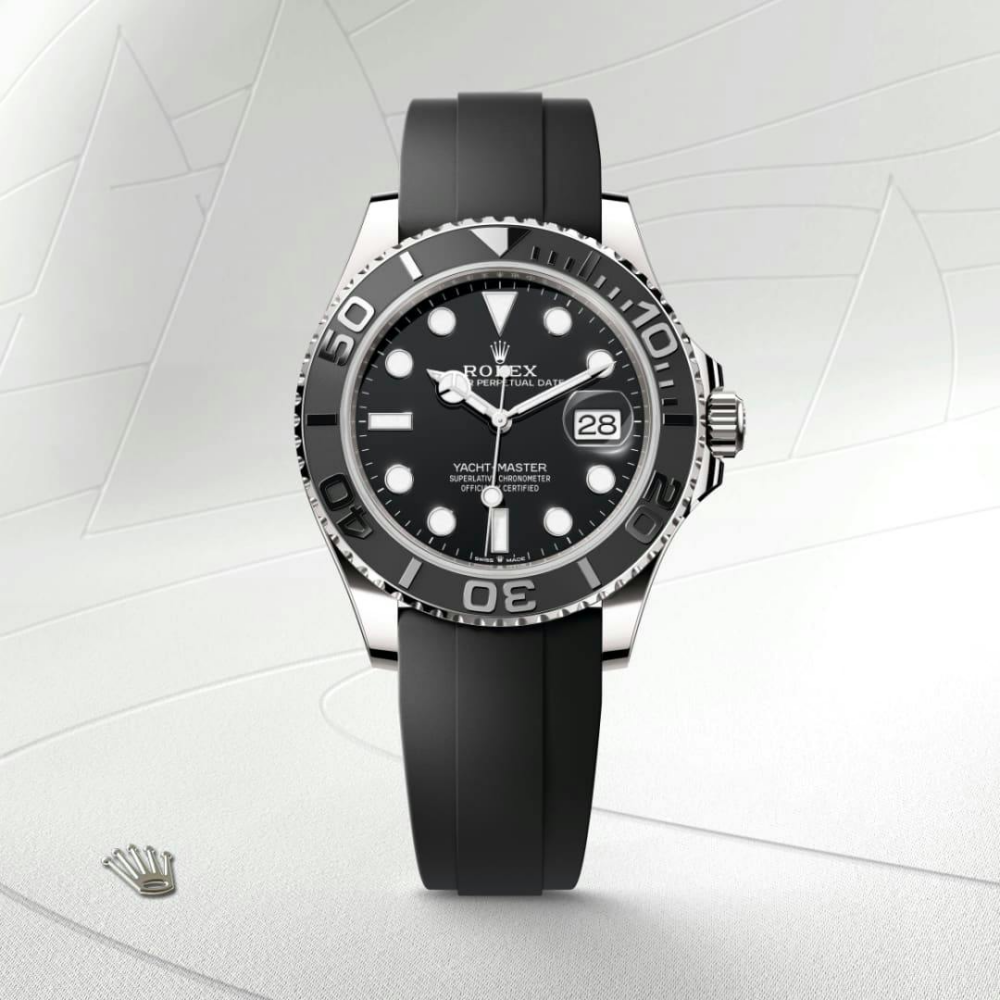 Yacht-Master 42 Oyster, 42 mm, white gold