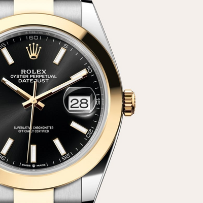 Datejust 41 Oyster, 41 mm, Oystersteel and yellow gold