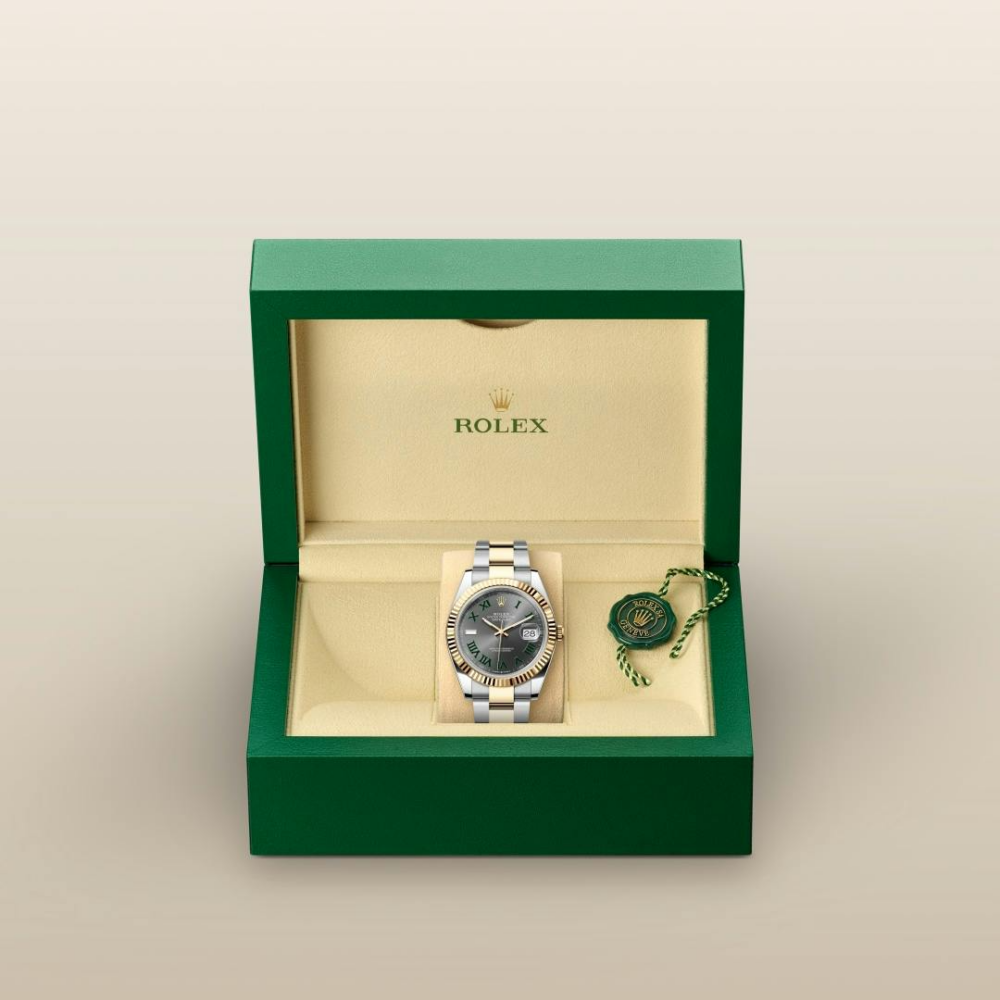 Datejust 41 Oyster, 41 mm, Oystersteel and yellow gold